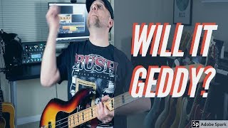 How to get Geddy Lees tone with any bass [upl. by Rapp126]