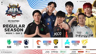 🔴 LIVE  MPL PH S15  FILIPINO  Week 1 Day 2 [upl. by Flita718]