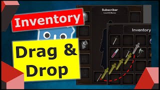 Drag and Drop Inventory System  Godot Tutorial [upl. by Allisirp]