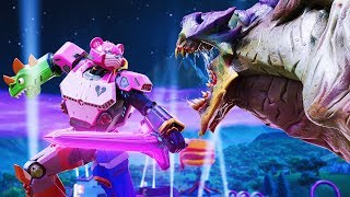 What really happened MECHA ORIGIN STORY amp BATTLE Fortnite Short Film [upl. by Rramel394]