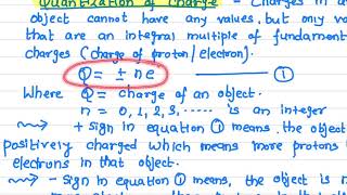 Quantization of Charge  Lecture 3 [upl. by Ronel]