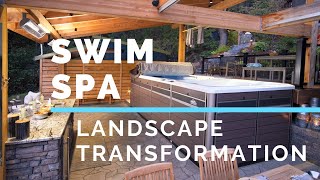 Swim Spa Landscape Transformation [upl. by Kareem]