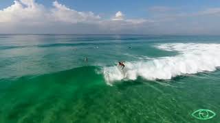 Surfing in Rio de Janeiro  Barra da Tijuca paradise beach  Brazil [upl. by Itram]