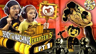 BENDY amp the INK MACHINE Chapter 5 The END of FGTEEV  BENDY Secrets on the Wall [upl. by Adlaremse]