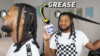 I USED HAIR GREASE FOR A MONTH [upl. by Anneuq]