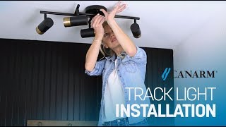 How to Install Track Lighting  Canarm [upl. by Akinam]