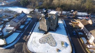 Johnstone Castle via Drone [upl. by Sabino]