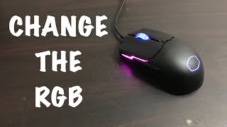 How to change the RGB on the Cooler Master ms110 mouse [upl. by Janeta]