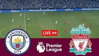 LIVE Manchester City vs Liverpool Premier League 2425 Full Match  Video Game Simulation [upl. by Garvey]