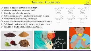 Tannins Introduction Types Sources Properties UsesTannin Secondary Metabolite [upl. by Secor]