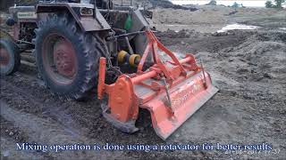 Soil Stabilisation using cement  HIGHWAY ENGINEERING [upl. by Tisman]