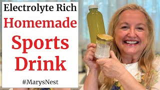 The Easy Way to Make Homemade Electrolyte Drinks and Sports Drinks [upl. by Eslehc]