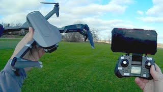 4DRC 4D F4 Low Cost Two Axis Gimbal Brushless GPS Drone Flight Test Review [upl. by Verdi312]