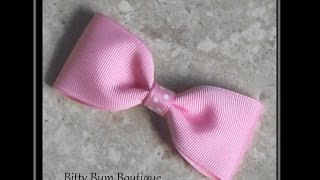 How To Make A Simple Boutique Hair Bow [upl. by Gregoire882]