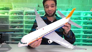 LEGO Passenger Jet rebuilt amp fully customized [upl. by Nauqaj]