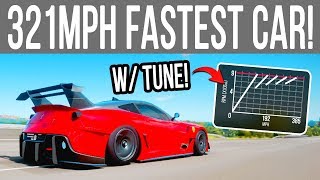 Forza Horizon 4  321MPH FASTEST CAR with TUNE [upl. by Jeffie699]