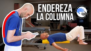 Como enderezar y alinear la columna vertebral [upl. by Kwang]