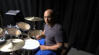 How To Play An EASY 34 Drum BeatDrum Lesson [upl. by Cida]