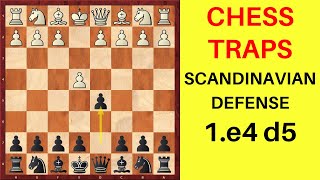 Scandinavian Defense Traps For Black [upl. by Latta77]