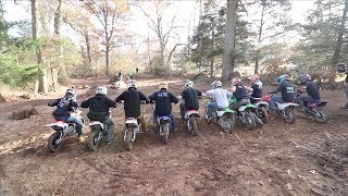 SICKEST BACKYARD PITBIKE RACEEVER [upl. by Eelrehpotsirhc]