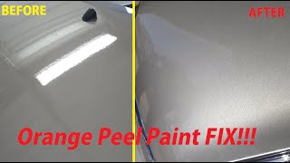 How to FIX Orange Peel paint or Clear Coat [upl. by Drofnas409]