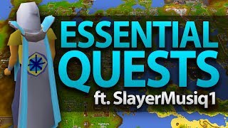 Essential Quests in OSRS ft SlayerMusiq1 [upl. by Solnit]