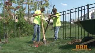 Aluminum Fence  How to install it [upl. by Rhyne]