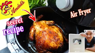 Andoks Lechon Manok Recipe Revealed and my celebration of Silver Play Button  Air fryer chicken [upl. by Najib]