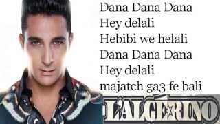 LAlgérino  Dana feat Sihem ParolesLyrics [upl. by Nnuahs]