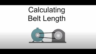 Calculating Belt Length Screencast [upl. by Assile]