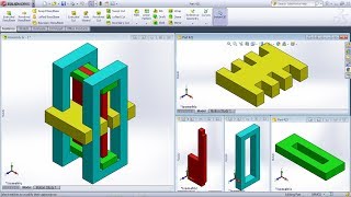 SolidWorks Assembly Practice Exercises for Beginners  2  Solidworks Assembly Tutorial [upl. by Turnheim]