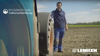 LEMKEN Pflugeinstellungen  01  Die Traktorvorbereitung  DE [upl. by Punak]