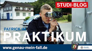 Studierendenblog Polizei NRW EJ 2017 Patrick in seinem ersten Praktikum [upl. by Cirdet]