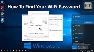 How To Find Your WiFi Password in Windows 10 [upl. by Zoeller]