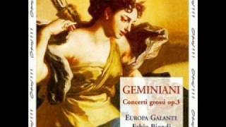 Geminiani Concerto Grosso Op 3 No 1 Europa Galante [upl. by Lossa552]