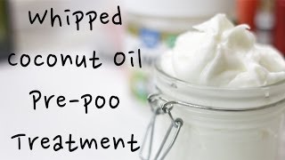 DIY Whipped Coconut Oil Treatment for Dry Natural Hair [upl. by Adnohsad]