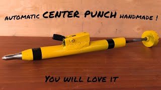 Make a professional Automatic Center punch [upl. by Lune]