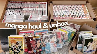 HUGE manga haul amp unboxing  69 volumes [upl. by Bambie]