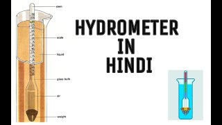 Hydrometer In Hindi [upl. by Nwaf]