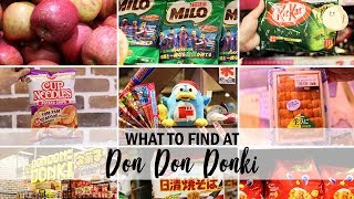 Don Don Donki – 20 Food Items and MORE From Japanese Discount Store Don Quijote [upl. by Aidil757]