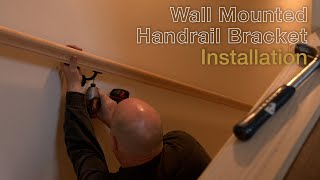 Wall Mounted Handrail Bracket Installation [upl. by Steffy]