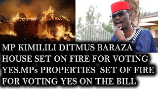 Ditmus Baraza MP Kimilili House Set On Fire For Voting Yes On Finance BillMPs Properties Burnt [upl. by Neeneg592]