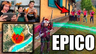 TODAS LAS ESCUADRAS CAYERON CON NOSOTROS EN ESTA PARTIDA EPICA DE FREE FIRE brutal  TheDonato [upl. by Yankee]