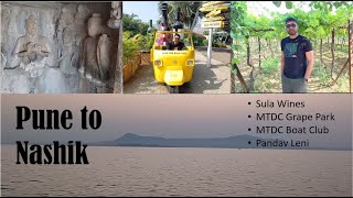 Pune to Nashik Road Trip SULA Wines  Nashik in 2 Days MTDC Boat Club MTDC Grape Park Resort [upl. by Eissej]