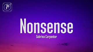 Sabrina Carpenter  Nonsense Lyrics [upl. by Fanchon]