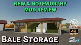 Bale Storage  Mod Review  Farming Simulator 22 [upl. by Saval]