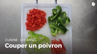 Couper Un Poivron  Cuisiner des légumes [upl. by Lindly]