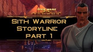 SWTOR Sith Warrior Storyline part 1 The Sith trials on Korriban [upl. by Auqenahc]