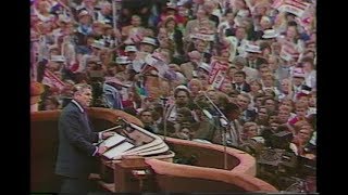 President Reagans Acceptance Speech at the Republican National Convention August 23 1984 [upl. by Deirdra]