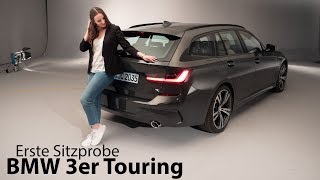 Weltpremiere BMW 3er Touring G21 exklusive Sitzprobe im neuen SportKombi  Autophorie [upl. by Hebrew685]